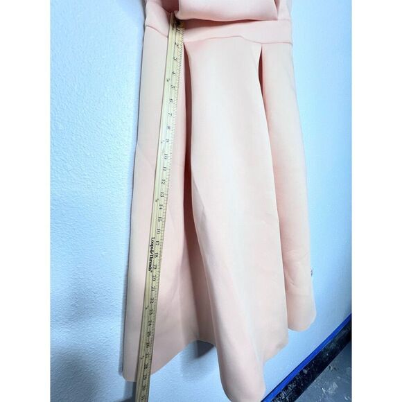 Women's elegant dress Barbie core bubble sleeve party midi light pink dress 6. - Picture 12 of 16